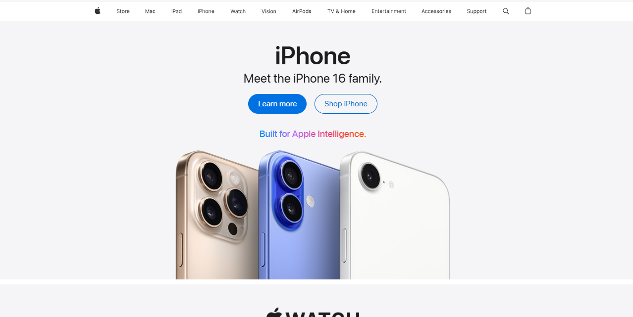 Apple Website Project