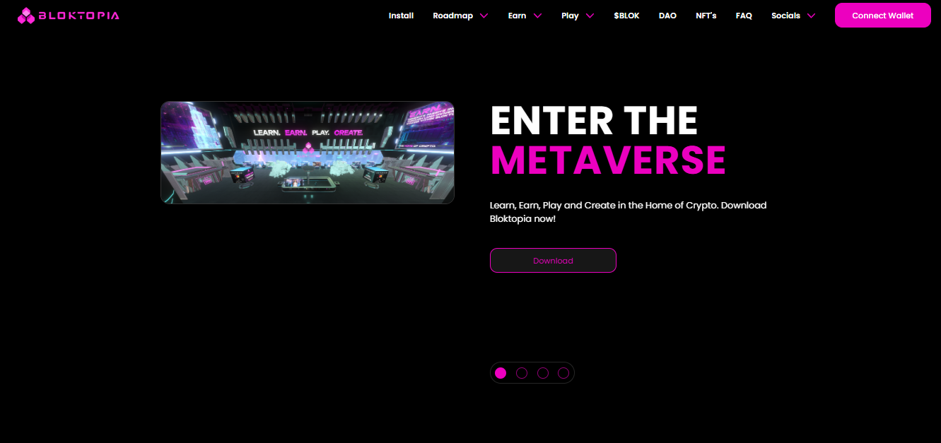 Bloktopia Website Project